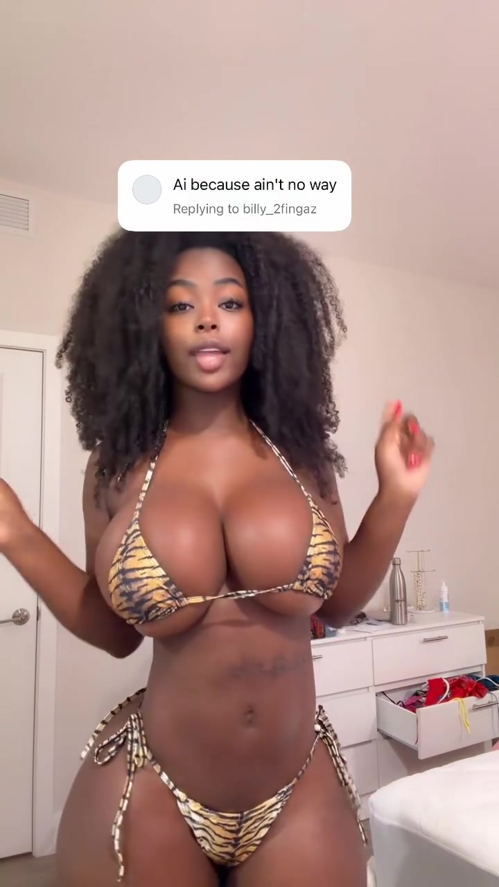 Adiza Sankofa Nude Showing Off Her Huge Boobs